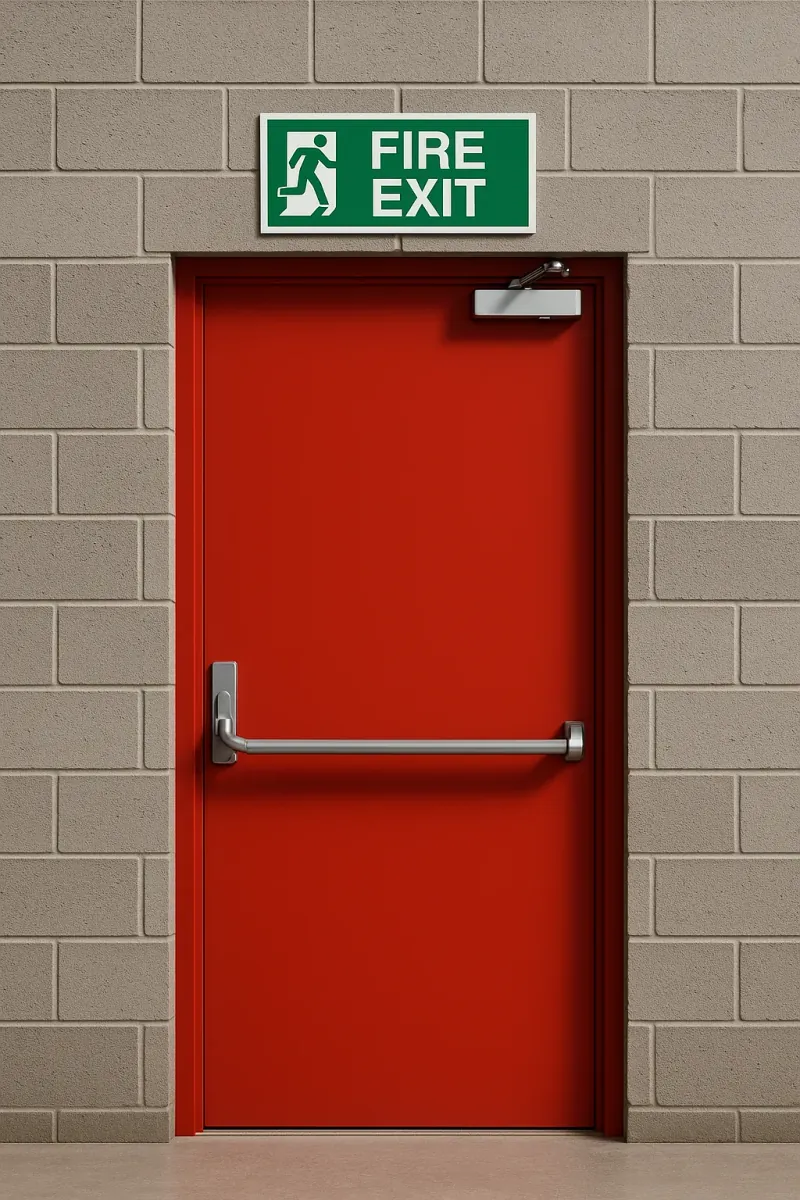 fire exits - professional steel doors available in crewe from UK manufacturers